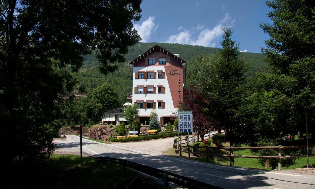Hostal Les Fonts Castellar De N'Hug Buitenkant foto