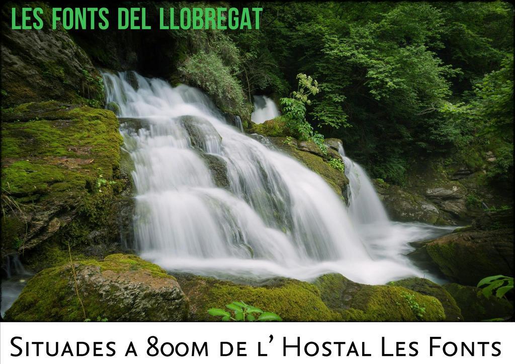 Hostal Les Fonts Castellar De N'Hug Buitenkant foto